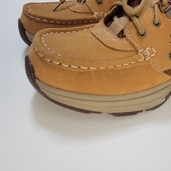 World Wide Sportsman Blue Water Oxford Tan Shoes Mens Size 8 - Picture 3 of 14